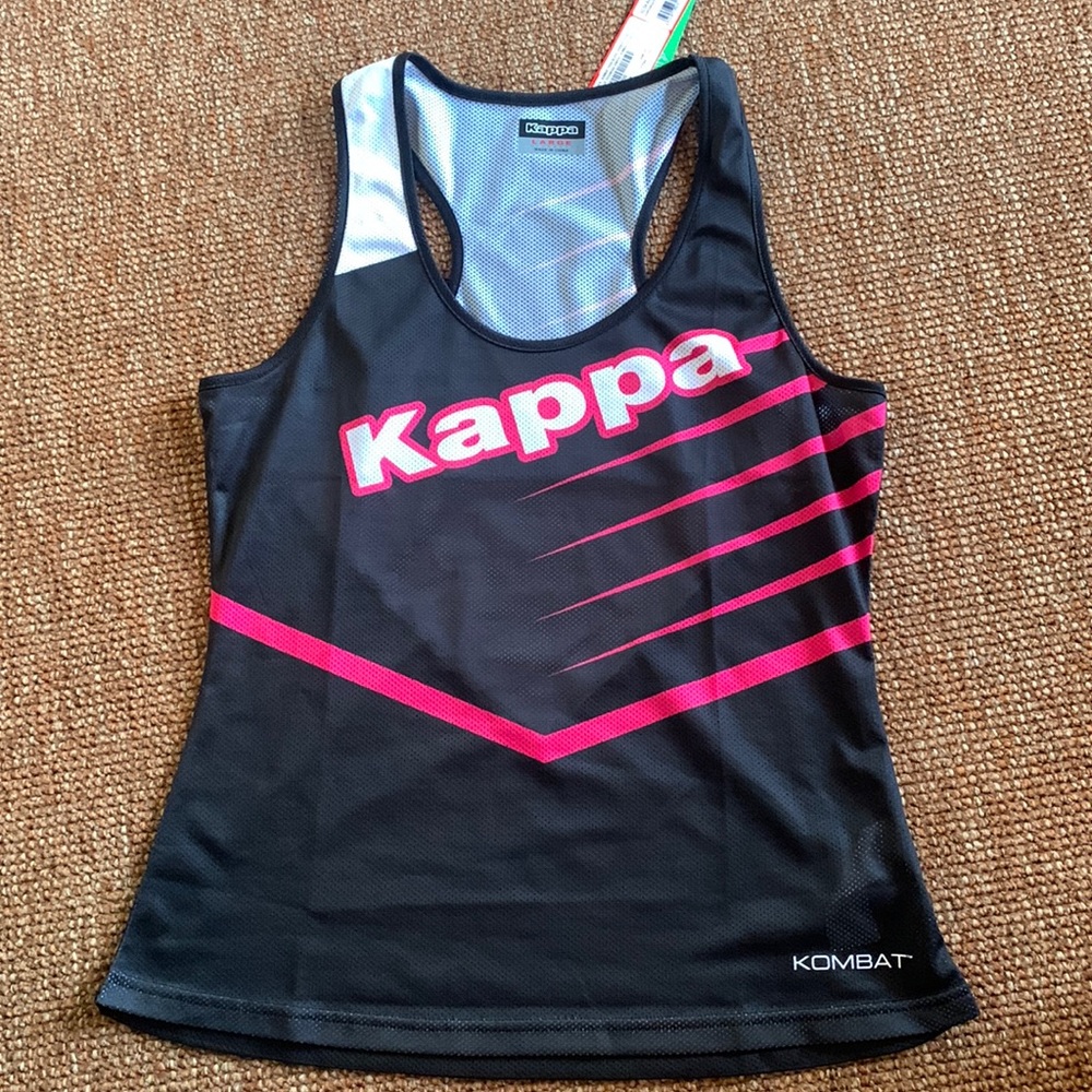 Kappa razorback tank - brand new. Size Large